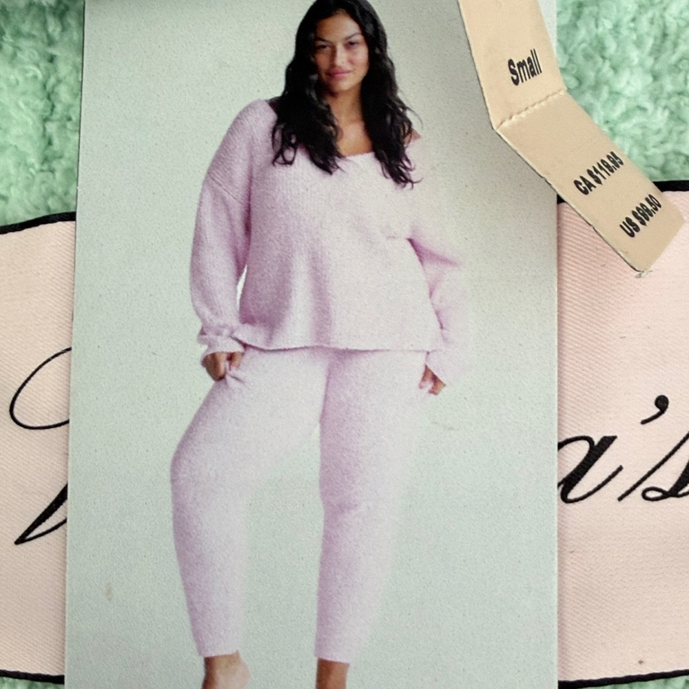 Victoria's Secret Light Green Knit Lounge Set - Picture 3 of 3